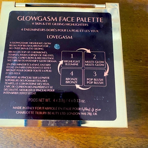 Charlotte Tilbury Other - Charlotte Tilbury Lovegasm Face Palette **DISCONTINUED**